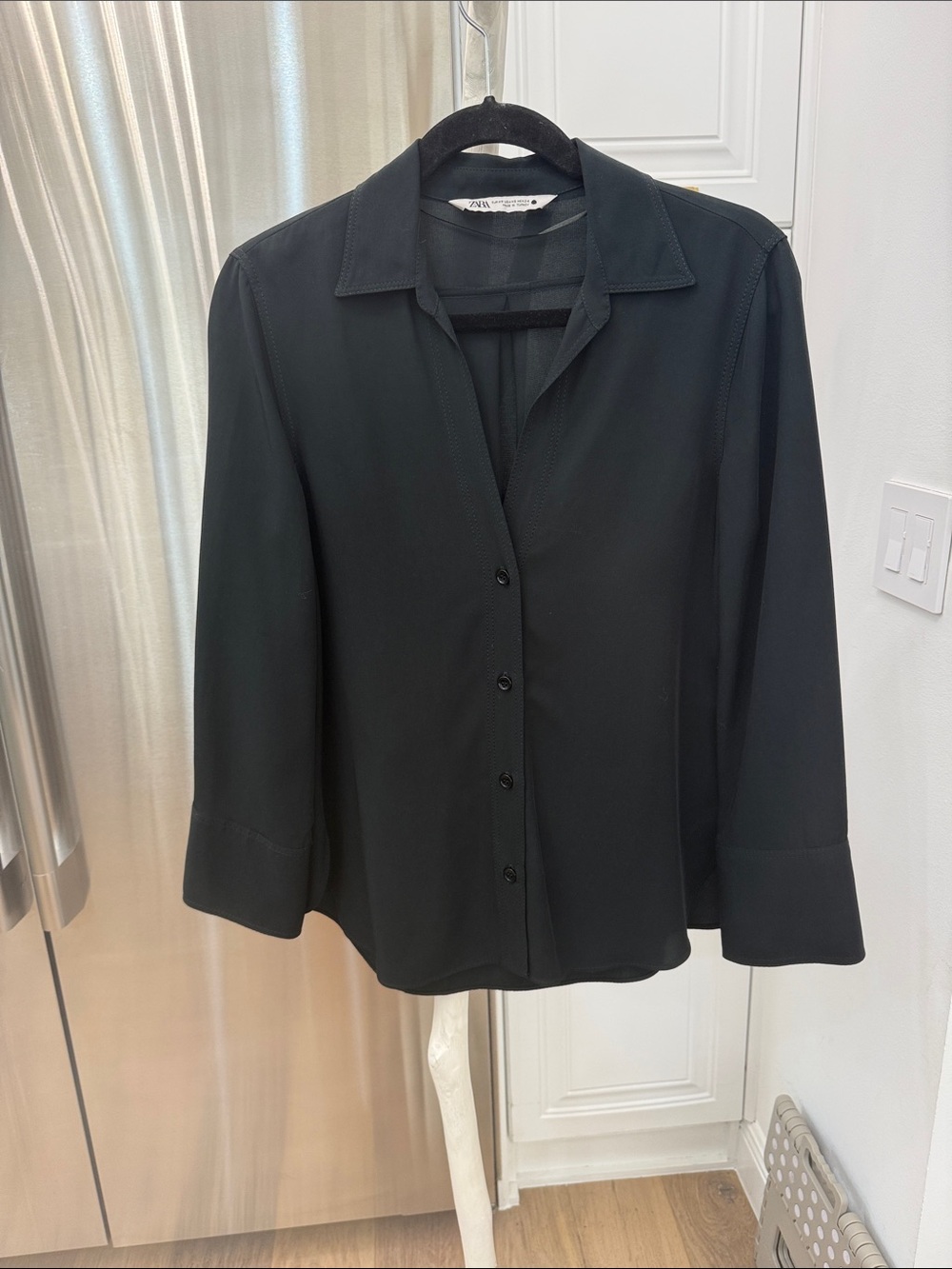 Zara dark green top